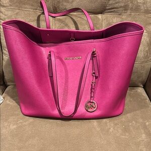 Michael Kors Fuchsia Tote Bag